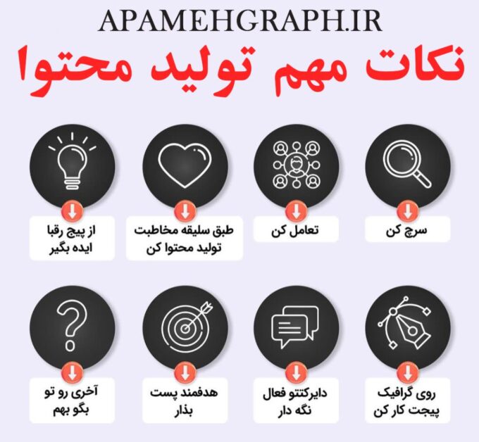 نکات مهم تولید محتوا