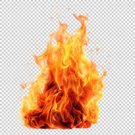 فایل png آتش زیاد