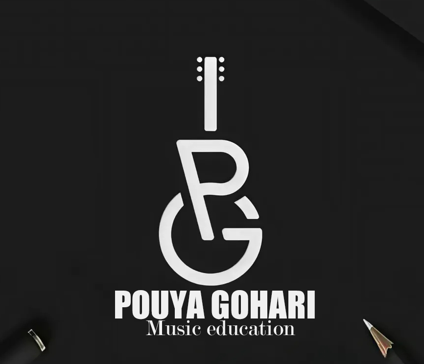 AMOOZESHMUSIC طراحی لوگو مدرس موسیقی