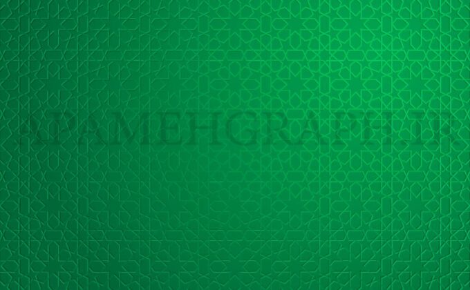 پترن بافت سنتی سبز