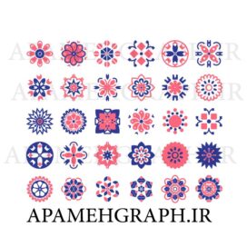 وکتور گلهای ایرانی