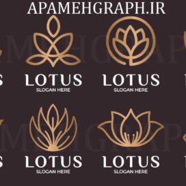 لوگو انواع گل لوتوس