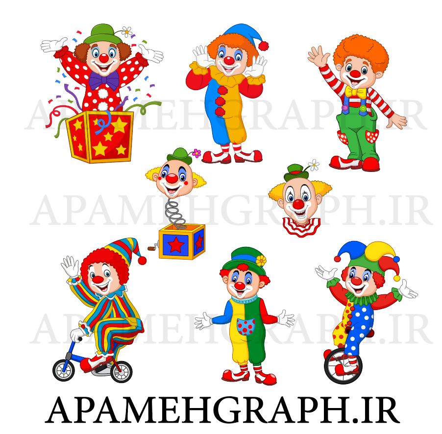 DALGHAK1 وکتور دلقک