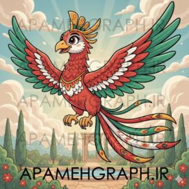 ققنوس ایرانی کارتونی