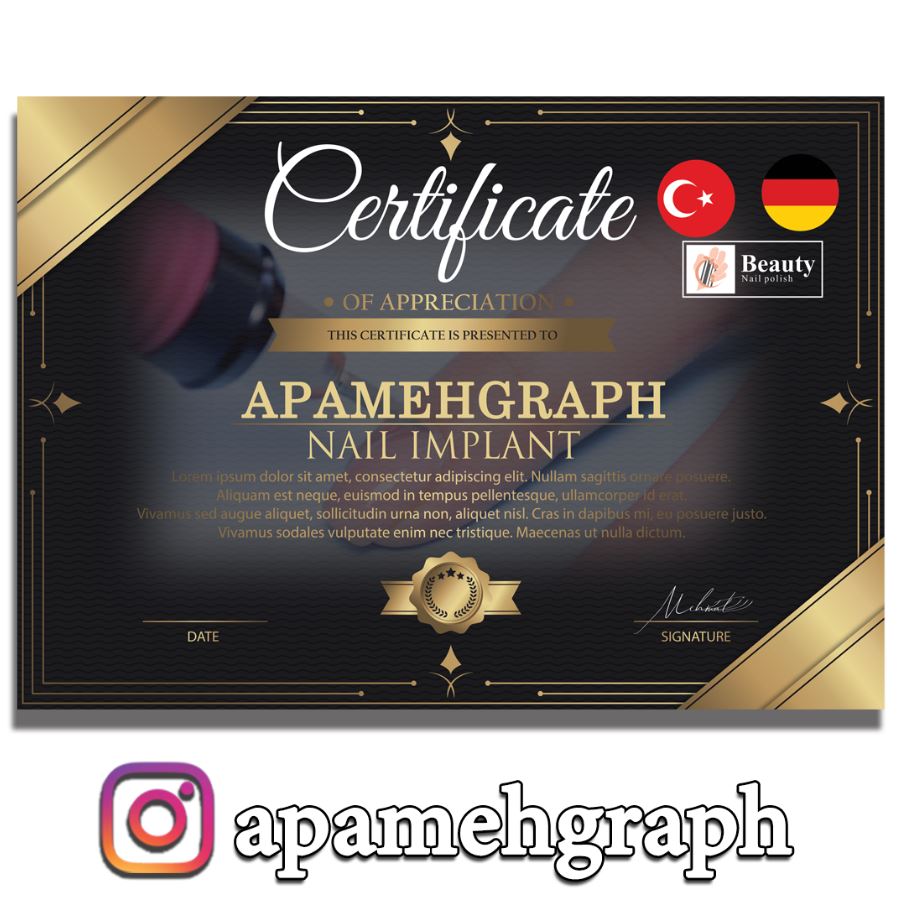 NAILCERTIFICATE مدرک بین المللی ناخن