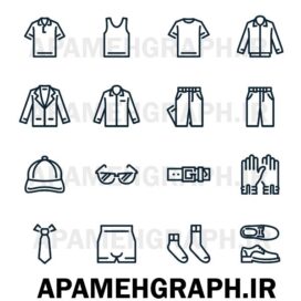 انواع آیکن لباس