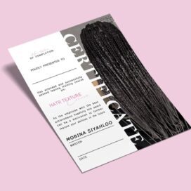 طراحی مدرک بافت مو