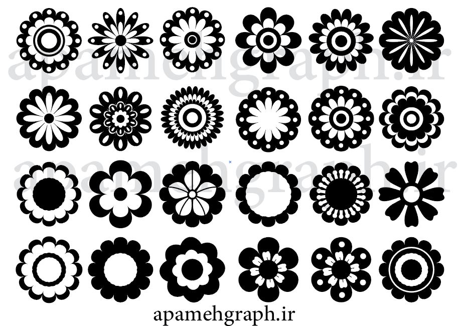 tarhgolvector وکتور طرح گل
