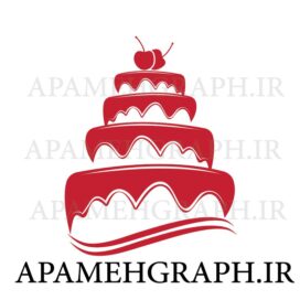 وکتور کیک چند طبقه