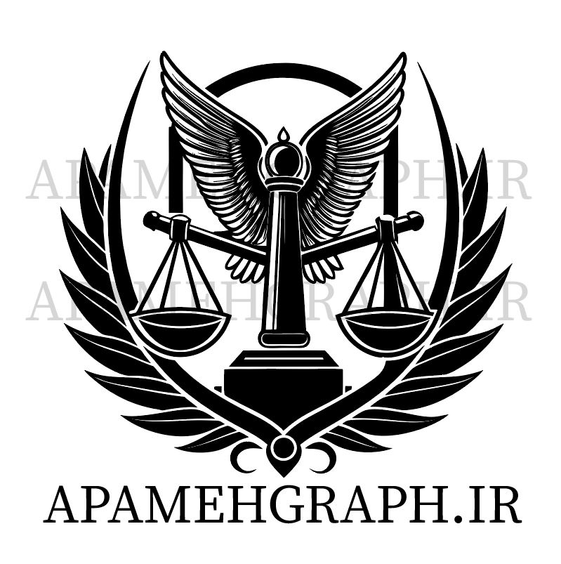 TARAZOOEDALATBALL وکتور ترازو عدالت بال برگ