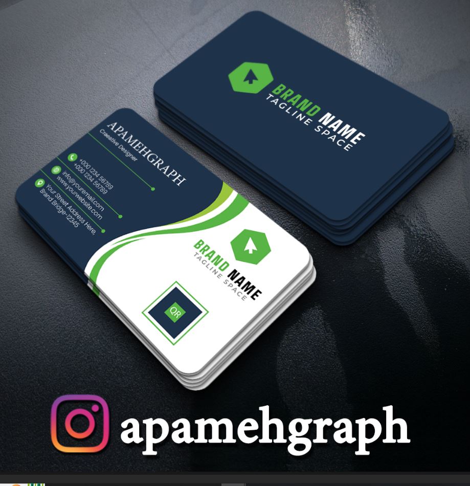 کارت ویزیت تجاری زیبا