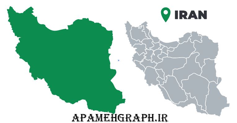 وکتور نقشه ایران