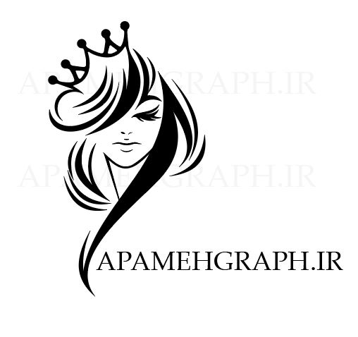 لوگو زیبایی با تاج